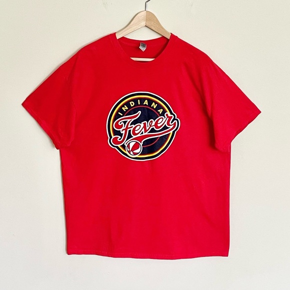 WNBA Indiana Fever Primary Logo Red T Shirt Adult size XL - Picture 2 of 8